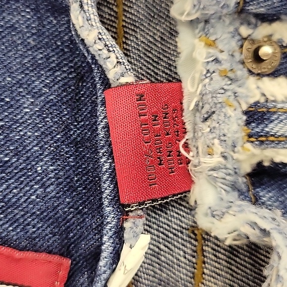 Zana Di Flare Wide Leg  Low Rise Y2K Womens Blue Jeans Sz 9 - Picture 5 of 5